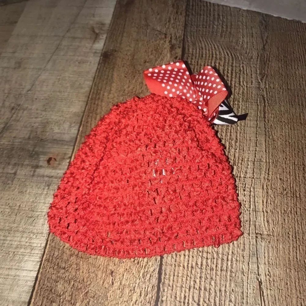 bundle of 9 girls hats and headbands bows